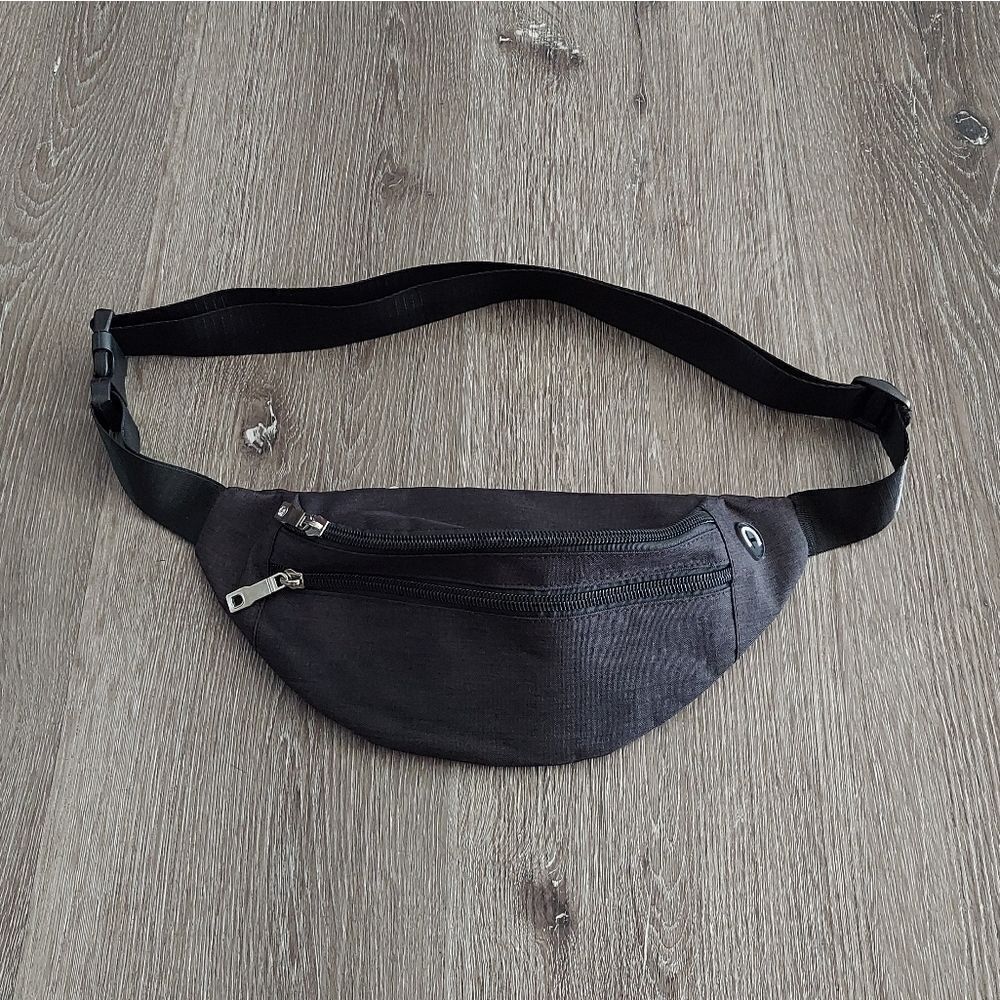 Gray Waist Bag Fanny Pack
